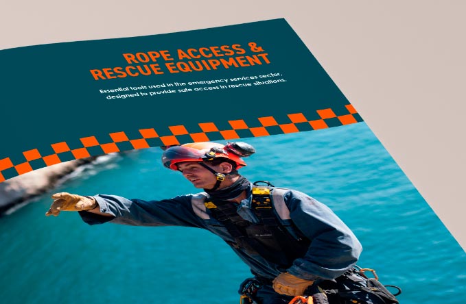 Close up of product section divider